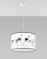 Lampa wisząca CAT 40 + 1x Żarówka LED E27 4000K Zimna 7,5W 650lm