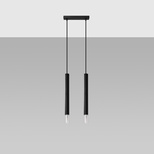 Lampa wisząca WEZYR 2 czarna
