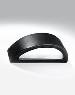 Kinkiet ceramiczny ATENA czarny + 1x Żarówka LED E27 3000K Ciepła 7,5W 620lm