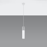 Lampa wisząca BORGIO 1 biała