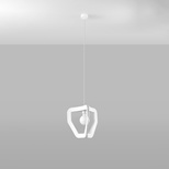 Lampa wisząca TRES biała 