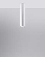 Plafon LAGOS 40 biały + 1x Żarówka LED GU-10 4000K Zimna 7W 630lm