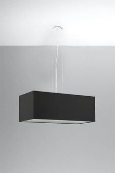 Żyrandol SANTA BIS 80 czarny  3x Żarówka LED E27 4000K Zimna 7,5W 650lm