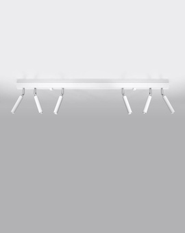 Plafon EYETECH 6 biała + 6x Żarówka LED G9 4000K Zimna 4,5W 530lm