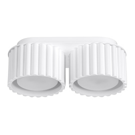 Plafon AURA 2 biały Gx53 + 2X Żarówka LED GX53 3000K 8W 720lm