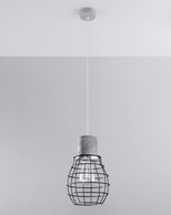 Lampa wisząca LUGO + 1x Żarówka LED E27 4000K Zimna 7,5W 650lm