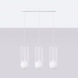 Lampa wisząca BRINA 3L biała