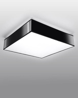 Plafon sufitowy HORUS 25 CZARNY + 1x Żarówka LED E27 4000K Zimna 7,5W 650lm