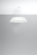 Żyrandol VEGA 70 biały + 5 x Żarówka LED E27 4000K Zimna 7,5W 650lm