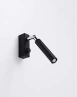 Kinkiet EYETECH 1 czarny + 1x Żarówka LED G9 4000K Zimna 4,5W 530lm