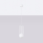 Lampa wisząca BRINA 1 biała
