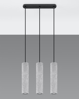 Lampa wisząca LUVO 3 + 3x Żarówka LED GU-10 3000K Ciepła 7W 620lm