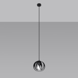 Lampa wisząca TULOS 1 czarna