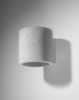 Kinkiet ORBIS beton + 1x Żarówka LED G9 4000K Zimna 4,5W 530lm