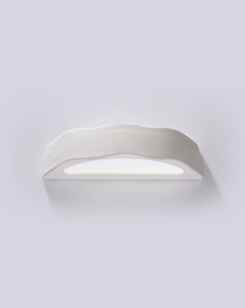 Kinkiet ceramiczny DRACO biały + 1x Żarówka LED E27 3000K Ciepła 7,5W 620lm
