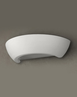 Kinkiet ceramiczny OSKAR biały + 1x Żarówka LED E27 3000K Ciepła 7,5W 620lm