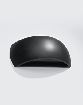 Kinkiet ceramiczny PONTIUS czarny + 1x Żarówka LED G9 4000K Zimna 4,5W 530lm