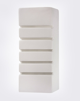 Kinkiet ceramiczny SAMIR biały + 1x Żarówka LED E27 3000K Ciepła 7,5W 620lm