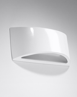 Kinkiet lakierowany VIXEN biały połysk + 1x Żarówka LED G9 4000K Zimna 4,5W 530lm