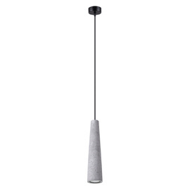 Lampa wisząca ELECTRA beton + 1x Żarówka LED GU-10 3000K Ciepła 7W 510lm