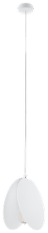 Lampa wisząca NAZARIA biała KOŁO