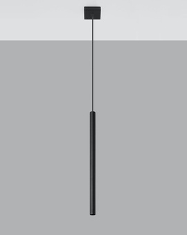 Lampa wisząca PASTELO 1 czarna + 1x Żarówka LED G9 4000K Zimna 4,5W 530lm