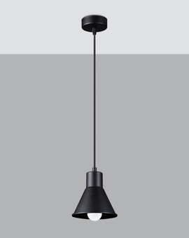 Lampa wisząca TALEJA 1 czarna [E27]