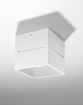 Plafon LOBO biały + 1x Żarówka LED G9 3000K Ciepła 4,5W 510lm