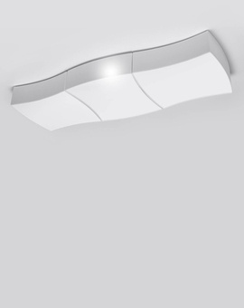 Plafon SQUARE 3 biały + 6x Żarówka LED E27 3000K Ciepła 7,5W 620lm