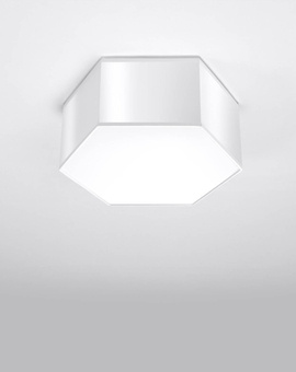 Plafon SUNDE 13 biały + 2x Żarówka LED E27 3000K Ciepła 7,5W 620lm