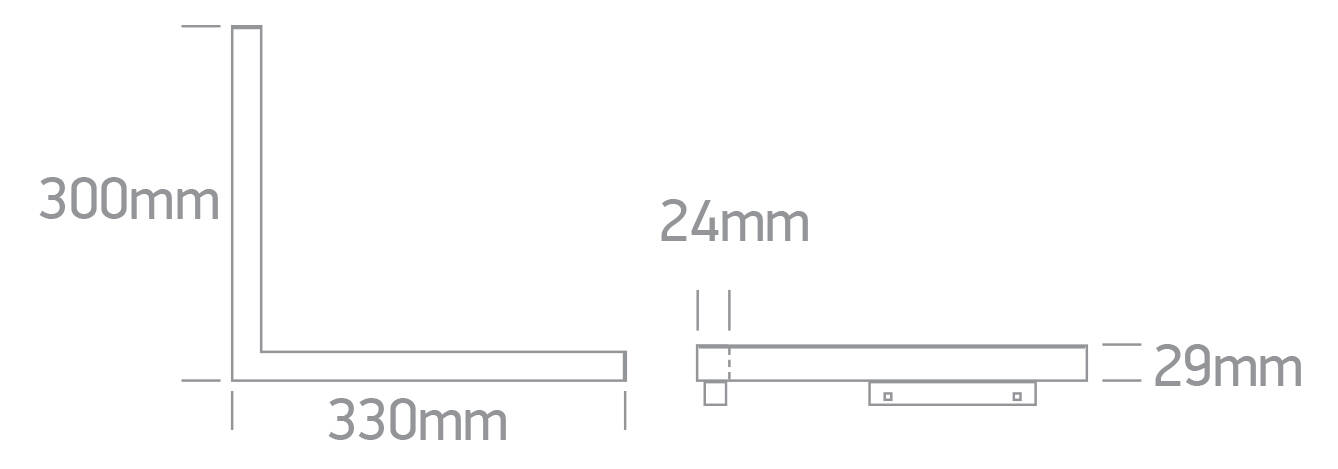 ARTO czarny LED 3000K 16W 1280lm