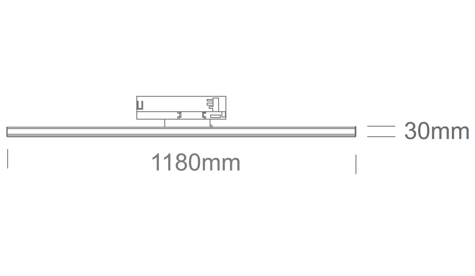 FARO 118 czarny LED 2700K-3200K-4000K 40W 4800lm