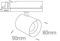 OLAM biały LED 3000K 10W/15W/20W 1200lm/1800lm/2400lm