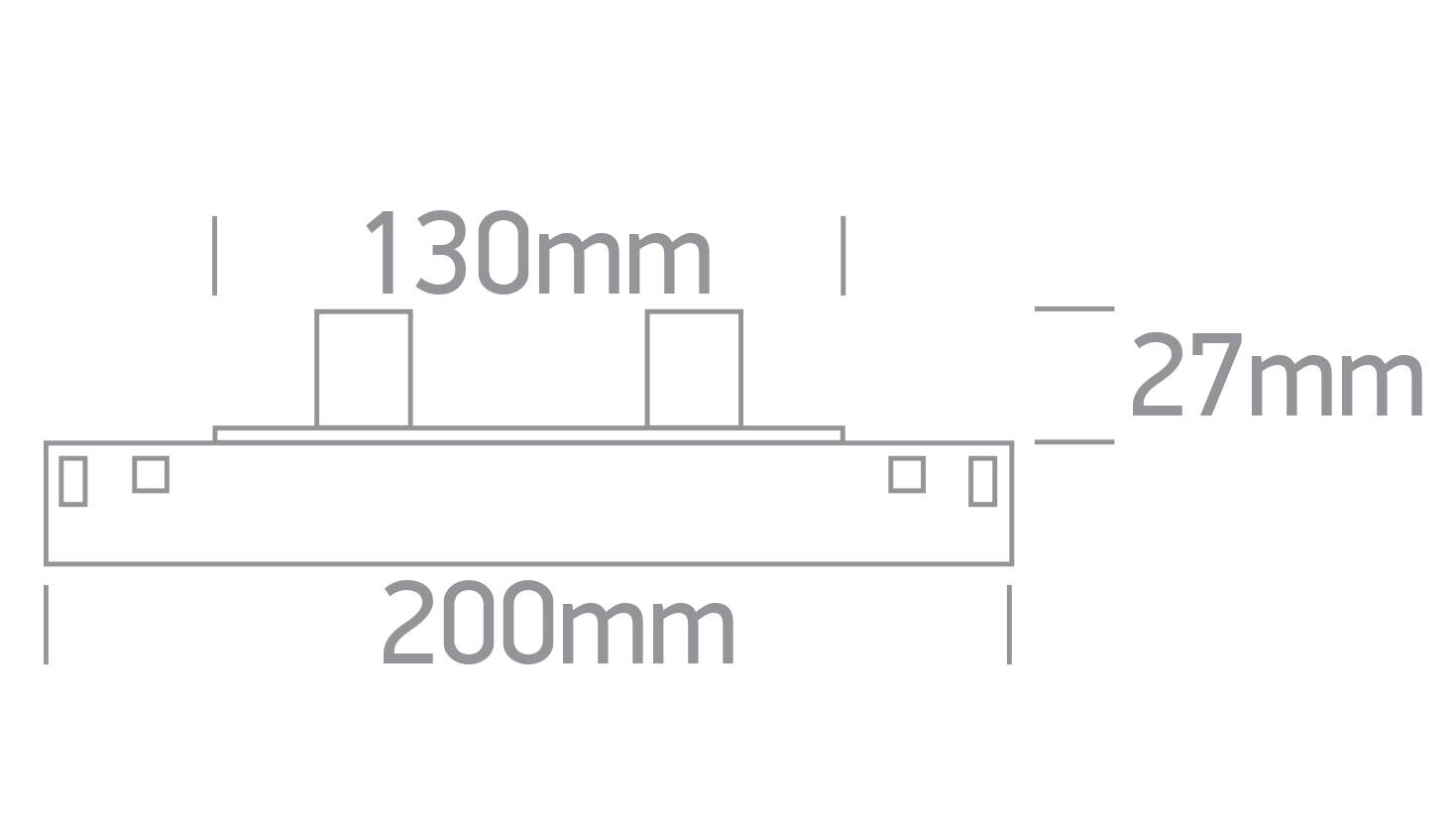 SONE 2 czarny LED 3000K 4W 200lm