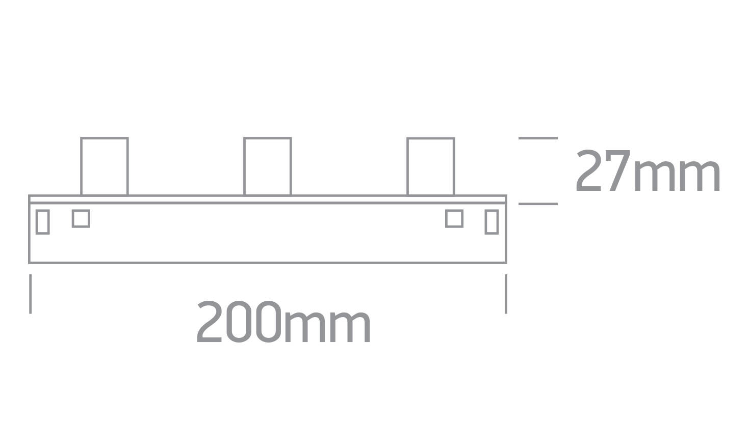 SONE 3 czarny LED 3000K 6W 300lm