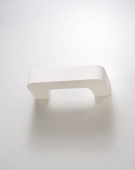 Kinkiet ceramiczny MAGNET biały + 1x Żarówka LED E27 3000K Ciepła 7,5W 620lm