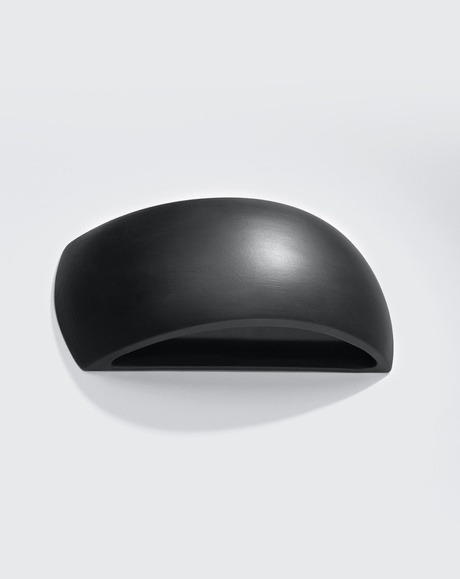 Kinkiet ceramiczny PONTIUS czarny + 1x Żarówka LED G9 3000K Ciepła 4,5W 510lm