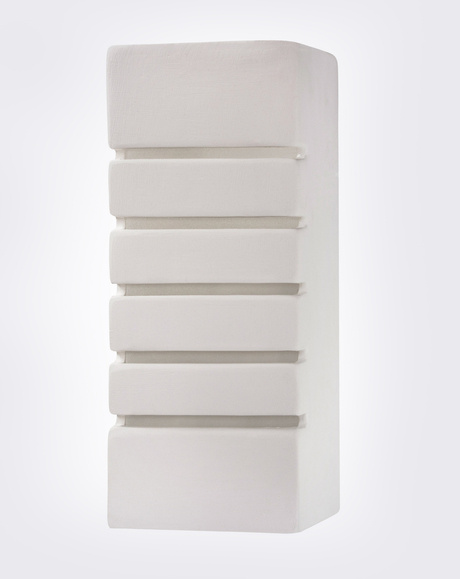 Kinkiet ceramiczny SAMIR biały + 1x Żarówka LED E27 4000K Zimna 7,5W 650lm