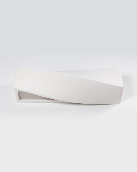 Kinkiet ceramiczny SIGMA biały + 1x Żarówka LED E27 4000K Zimna 7,5W 650lm