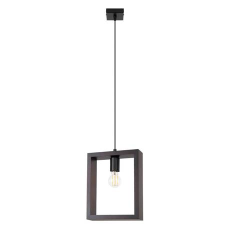 Lampa wisząca ARIES wenge + 1x Żarówka LED E27 3000K Ciepła 7,5W 620lm