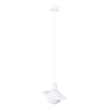 Lampa wisząca HYPERION 1 biały + 1x Żarówka LED G9 4000K Zimna 4,5W 460lm