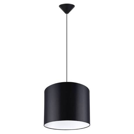 Lampa wisząca NOVA 30 czarna + 1x Żarówka LED E27 3000K Ciepła 7,5W 620lm