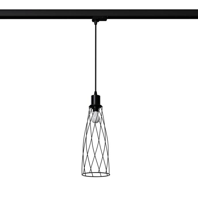 Lampa wisząca SUBA czarna E14 3000K 7,5W 620lm