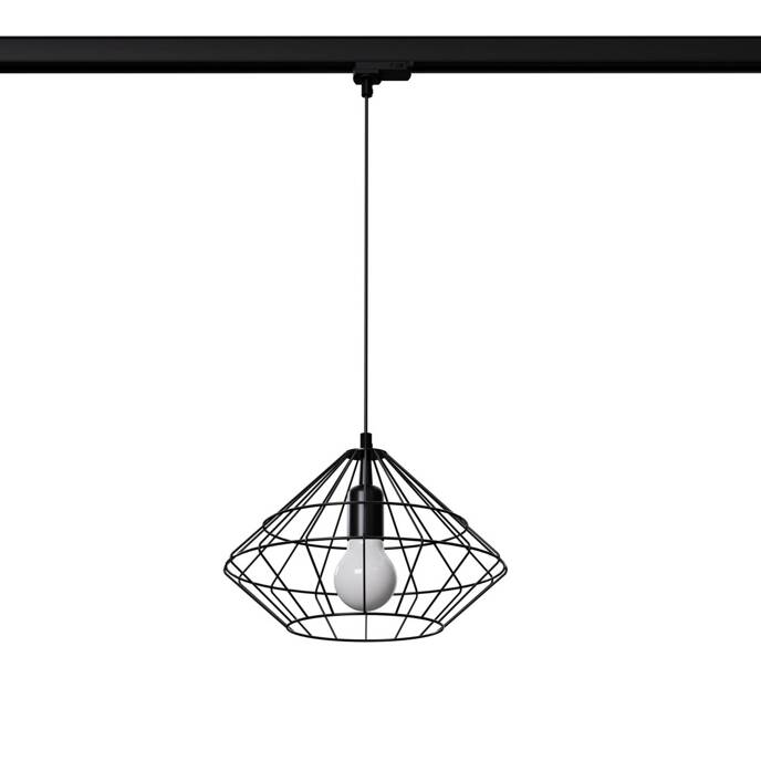 Lampa wisząca UMBERTO czarna E27 3000K 7,5W 620lm