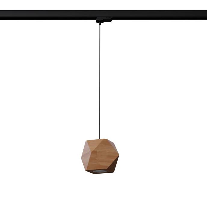 Lampa wisząca WOODY naturalne drewno GU10 3000K 7W 510lm #B