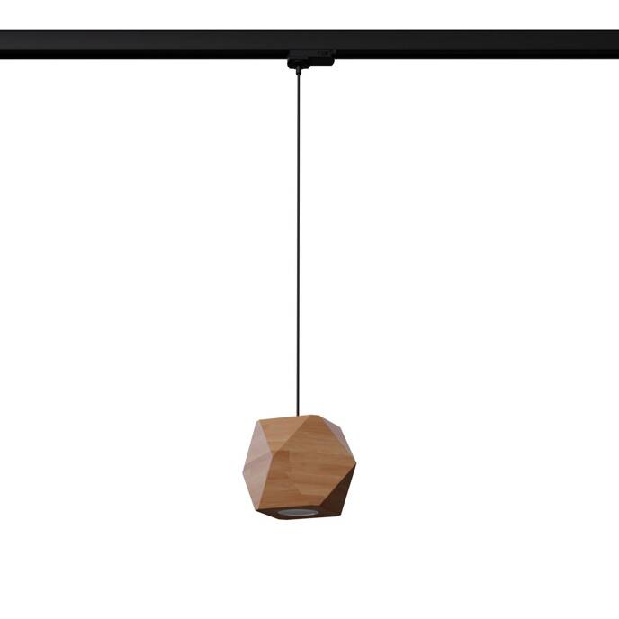 Lampa wisząca WOODY naturalne drewno GU10 4000K 7W 530lm #B