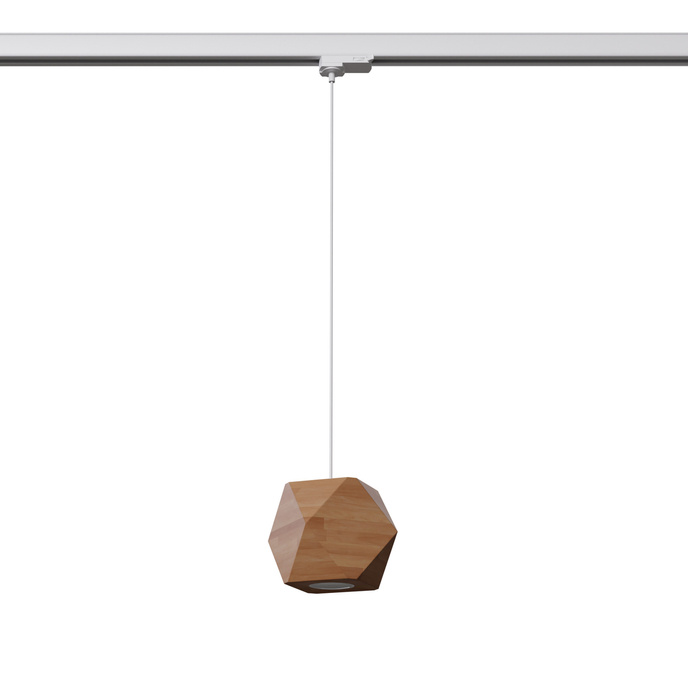 Lampa wisząca WOODY naturalne drewno GU10 #W