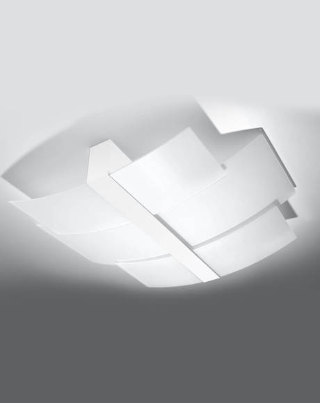 Plafon CELIA biała + 3x Żarówka LED E27 3000K Ciepła 7,5W 620lm
