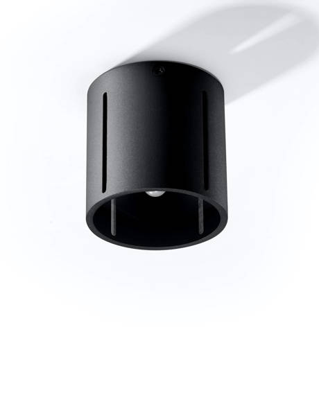 Plafon INEZ czarny + 1x Żarówka LED G9 4000K Zimna 4,5W 530lm
