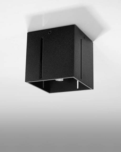 Plafon PIXAR czarny + 1x Żarówka LED G9 4000K Zimna 4,5W 530lm